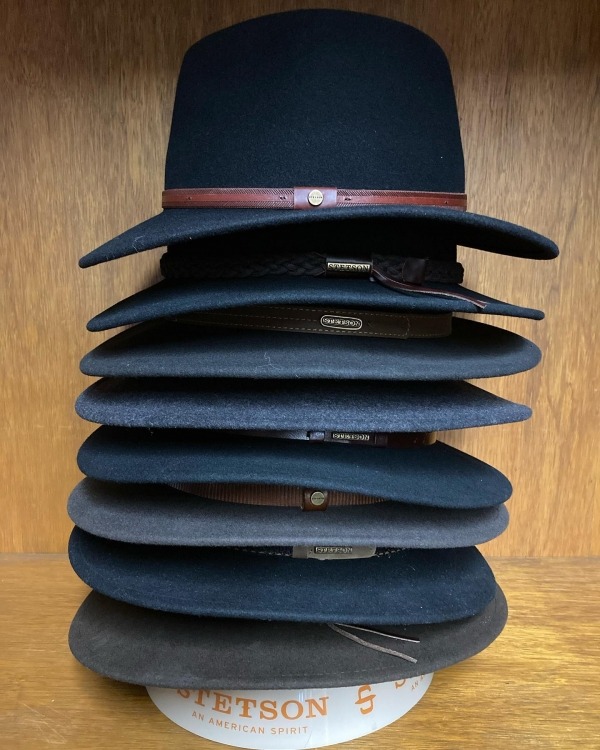 stetson hoed zwart