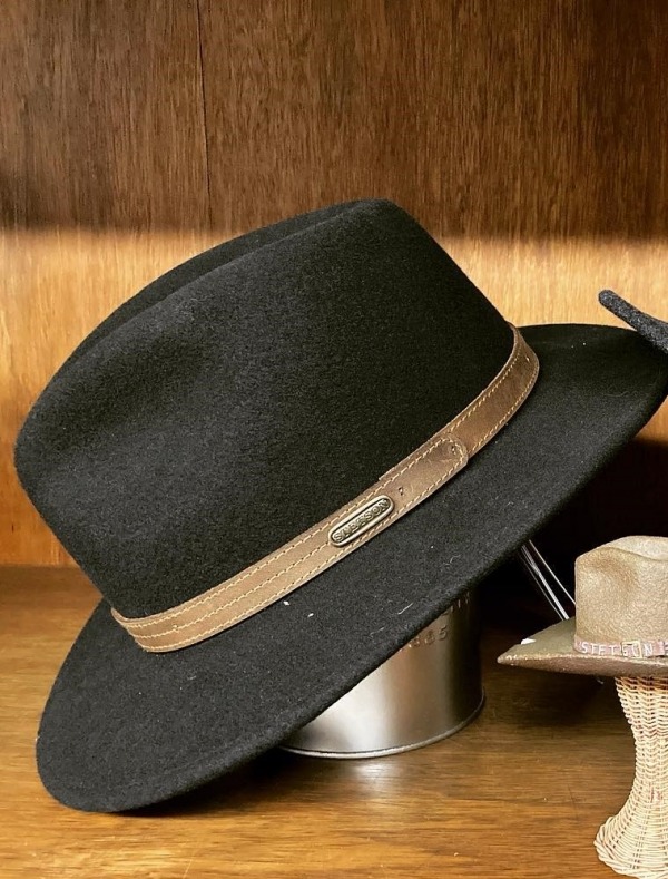 hoed, stetson, zwart
