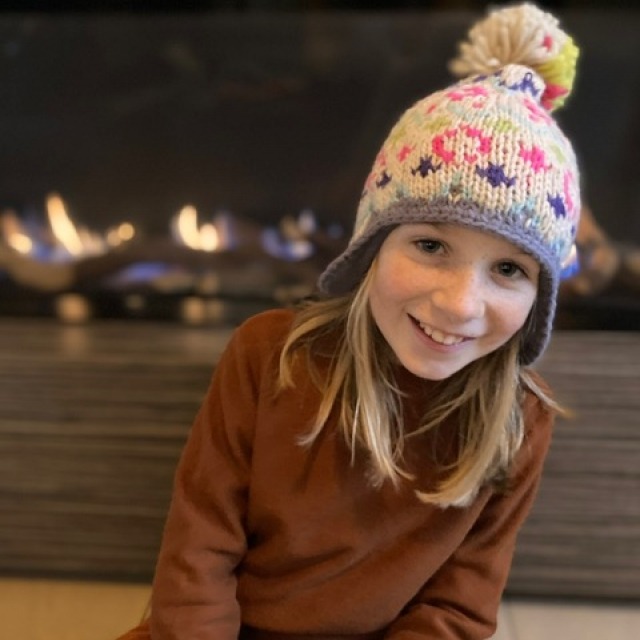 barts muts multicolor met ingebouwde oorverwarmer